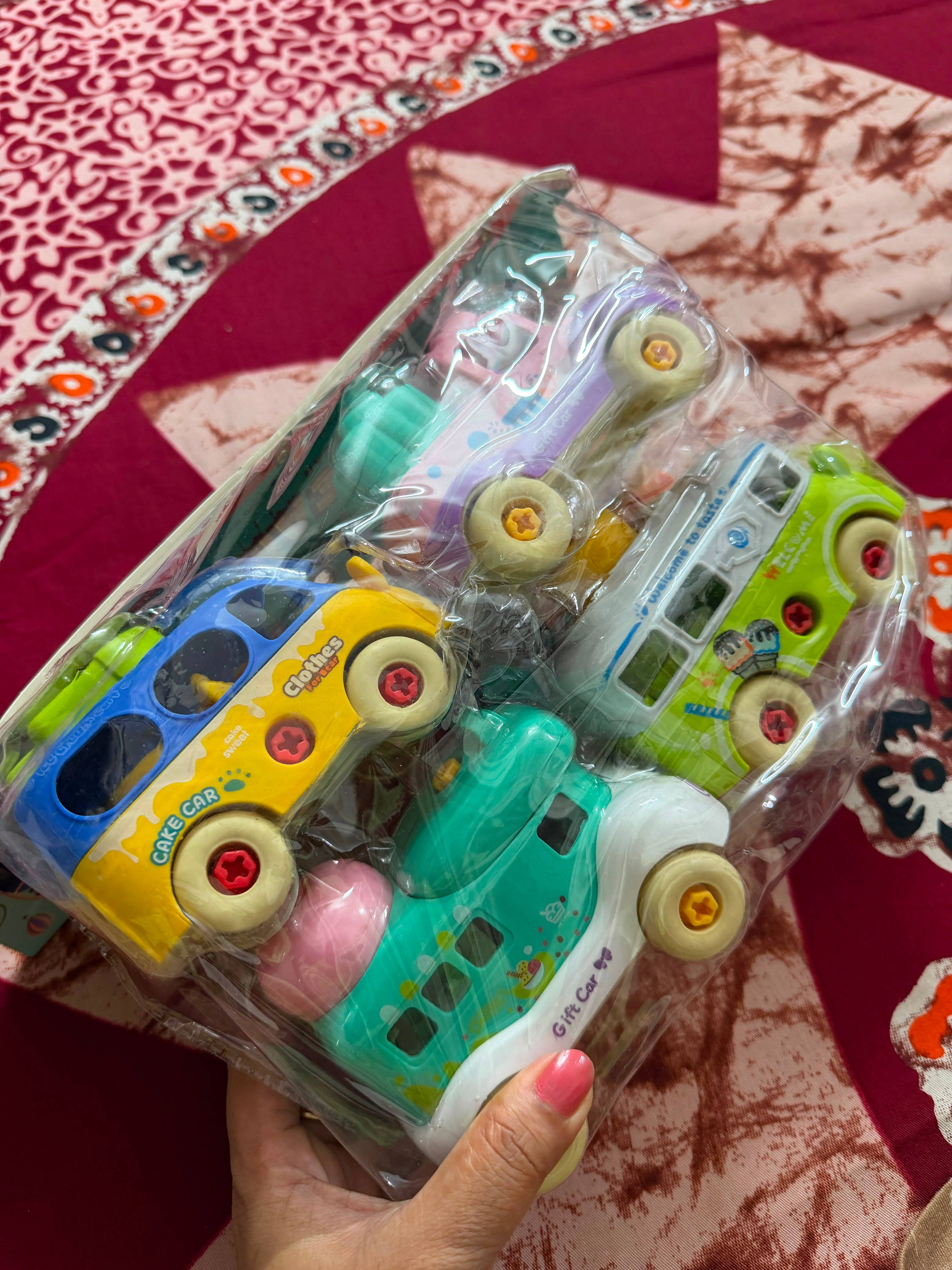 4 Pcs Ice cream car