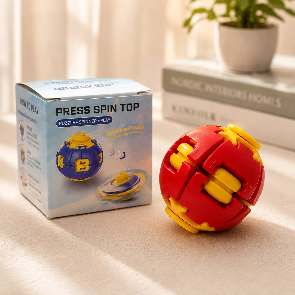 Push to Spin Magic Ball